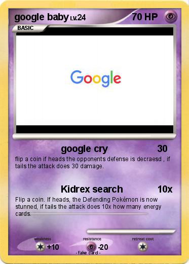 Pokemon google baby