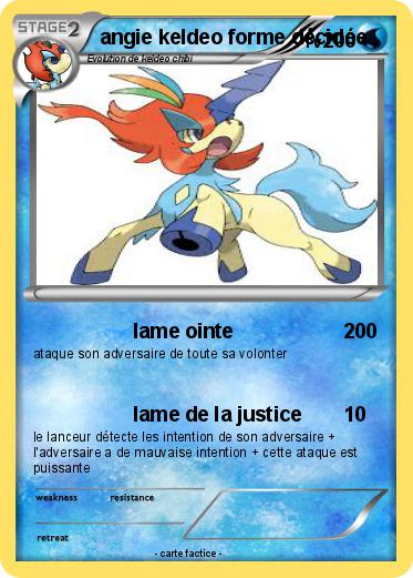 Pokemon angie keldeo forme décidée