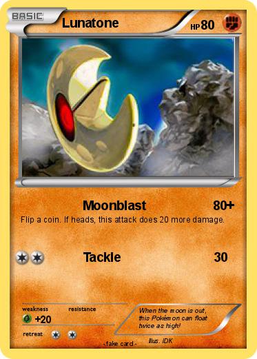 Pokemon Lunatone