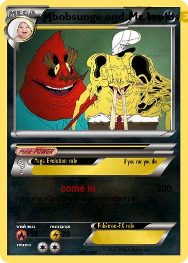 Pokemon bobsunge and Mr kroibs