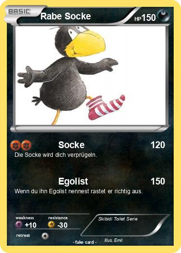 Pokemon Rabe Socke