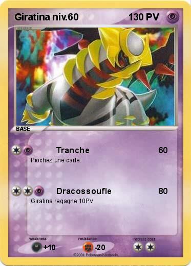 Pokemon Giratina niv.60                   1
