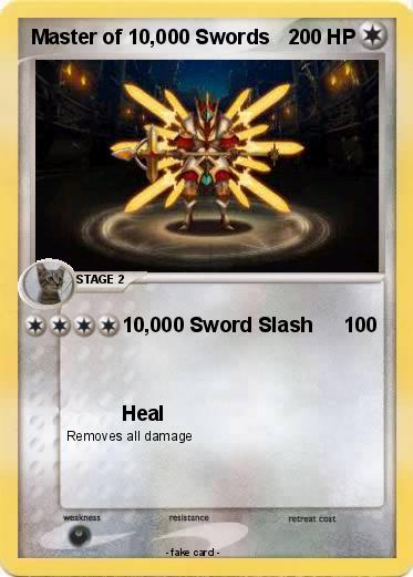 Pokemon Master of 10,000 Swords