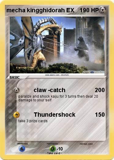 Pokemon mecha kingghidorah EX