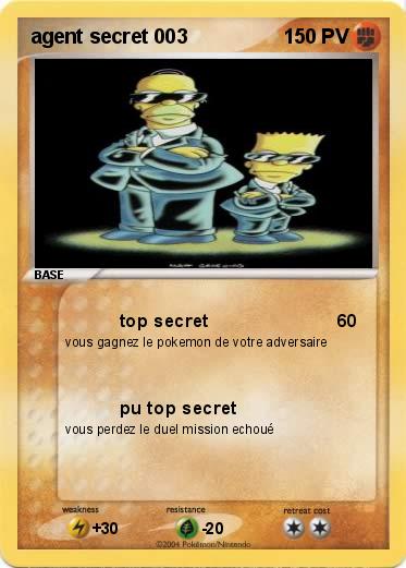 Pokemon agent secret 003