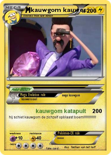 Pokemon kauwgom kauwer