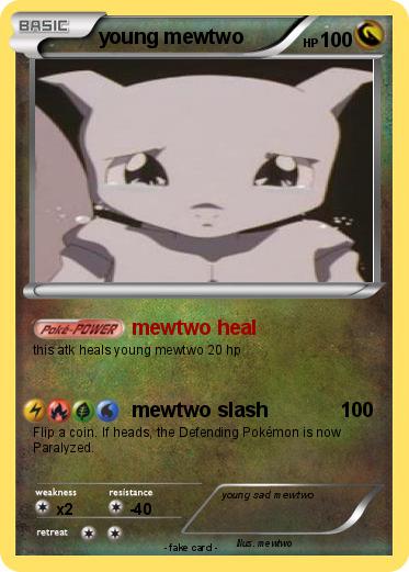 Pokemon young mewtwo