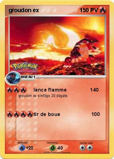Pokemon groudon ex