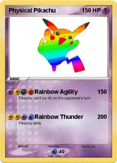 Pokemon Physical Pikachu