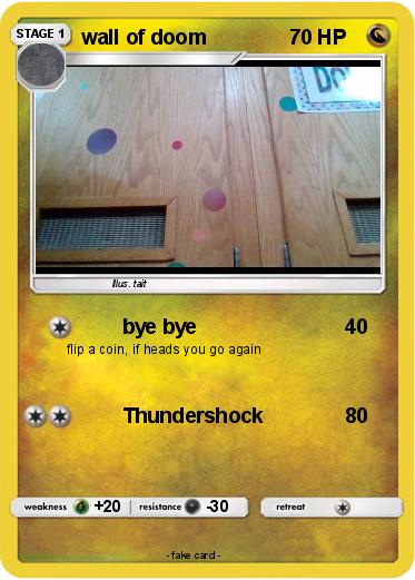 Pokemon wall of doom