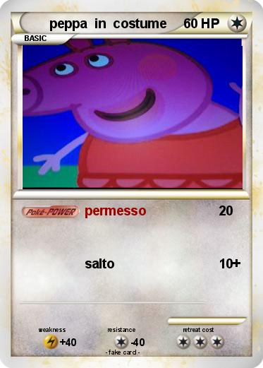 Pokemon peppa  in  costume