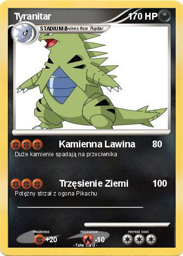 Pokemon Tyranitar