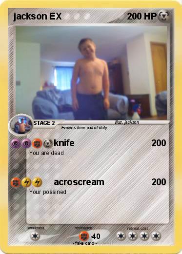 Pokemon jackson EX