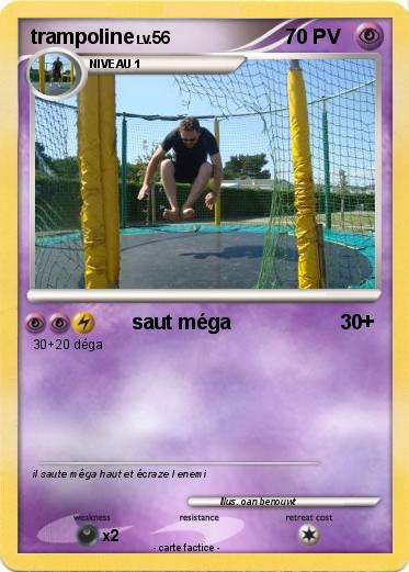 Pokemon trampoline