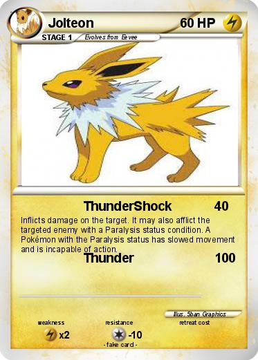 Pokemon Jolteon