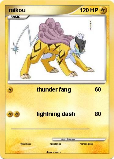 Pokemon raikou