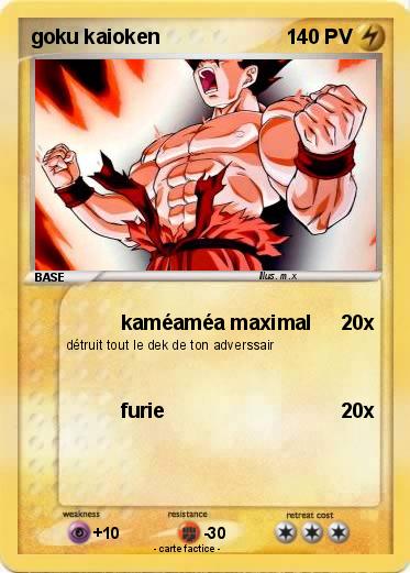 Pokemon goku kaioken