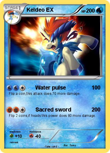 Pokemon Keldeo EX
