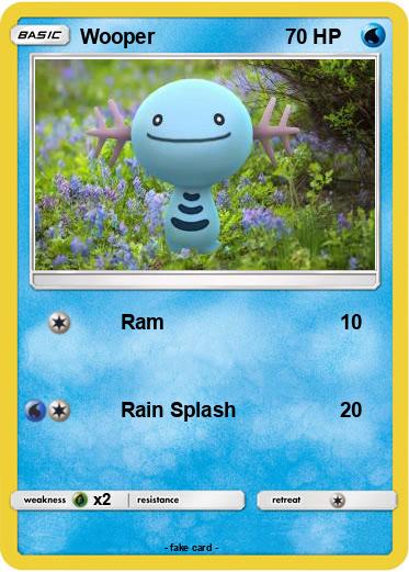 Pokemon Wooper