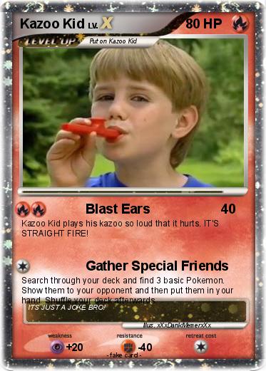 Pokemon Kazoo Kid