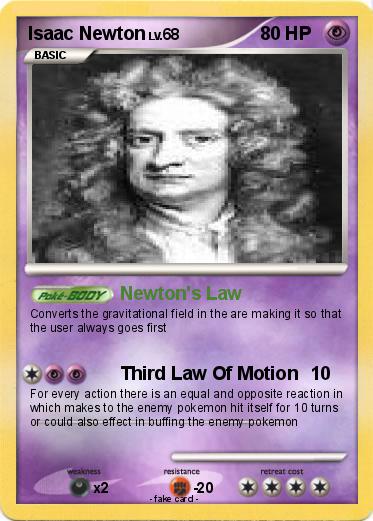Pokemon Isaac Newton
