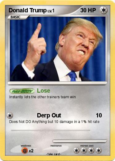 Pokemon Donald Trump
