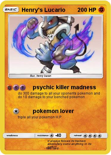 Pokemon Henry's Lucario