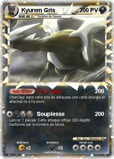 Pokemon Kyurem Gris