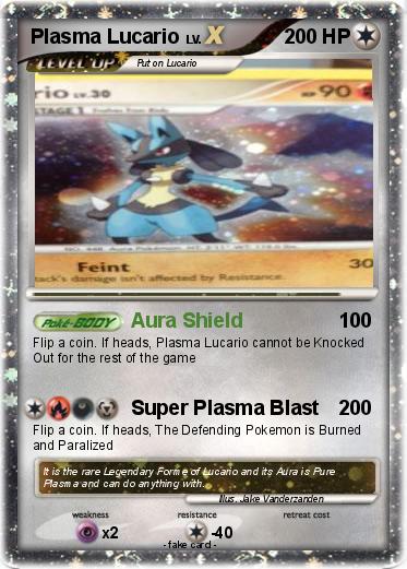 Pokemon Plasma Lucario