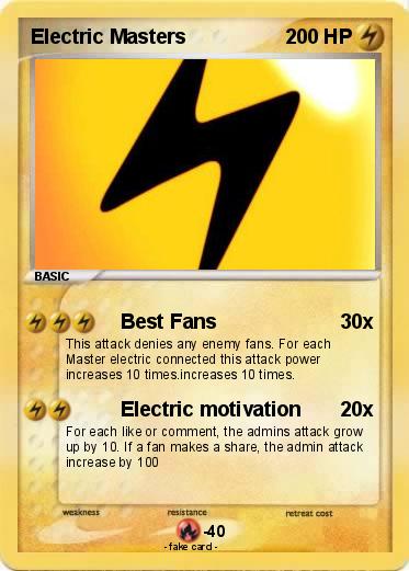 Pokemon Electric Masters
