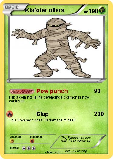 Pokemon Kiafoter oilers