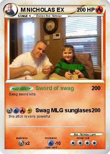 Pokemon M NICHOLAS EX