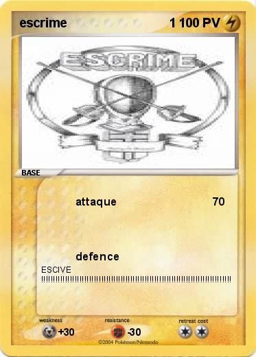 Pokemon escrime                             1