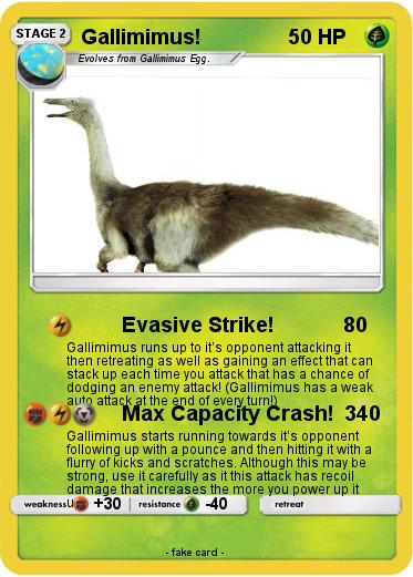 Pokemon Gallimimus!