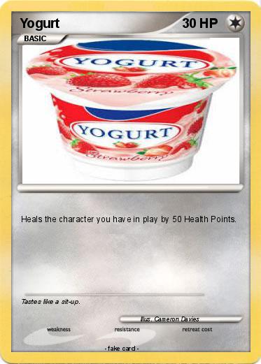 Pokemon Yogurt
