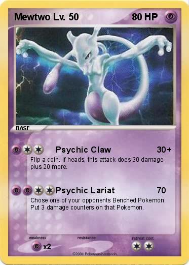 Pokemon Mewtwo Lv. 50