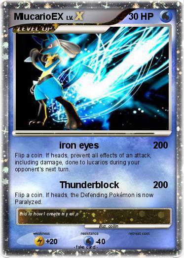 Pokemon MlucarioEX