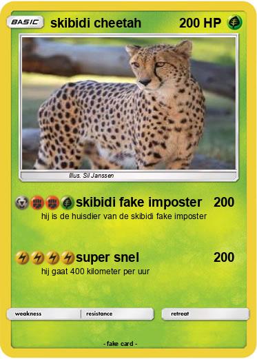 Pokemon skibidi cheetah