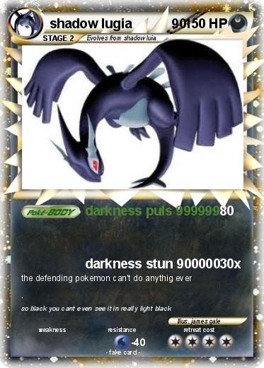 Pokemon shadow lugia           90