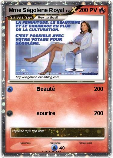Pokemon Mme Ségolène Royal