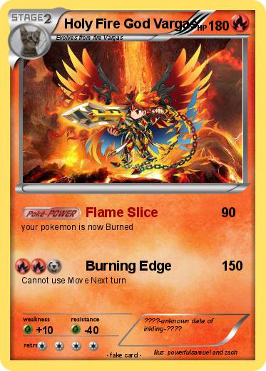 Pokemon Holy Fire God Vargas