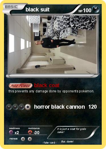 Pokemon black suit