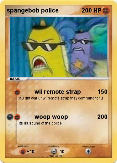 Pokemon spangebob police