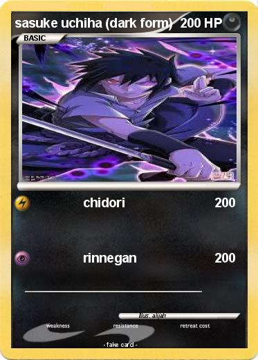 Pokemon sasuke uchiha (dark form)