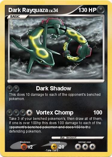 Pokemon Dark Rayquaza