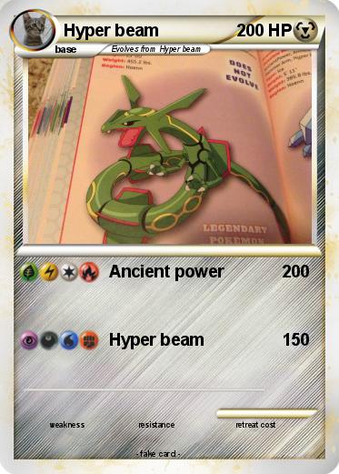 Pokemon Hyper beam