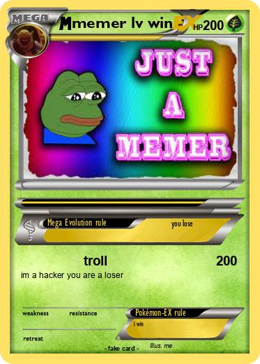Pokemon memer lv win