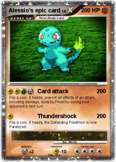 Pokemon Alessio's epic card