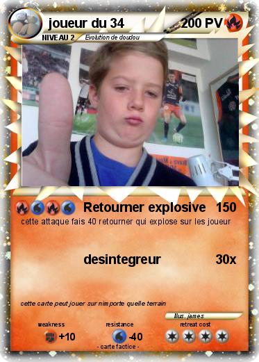 Pokemon joueur du 34