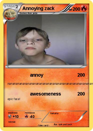 Pokemon Annoying zack